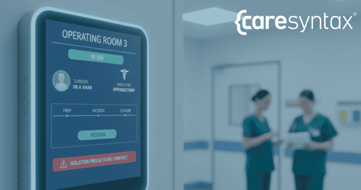 Enhancing Operating Room Safety and Efficiency with Digital Door Signs