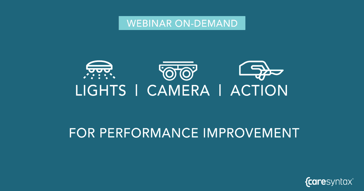 Lights, Camera, Action - for Performance Improvement